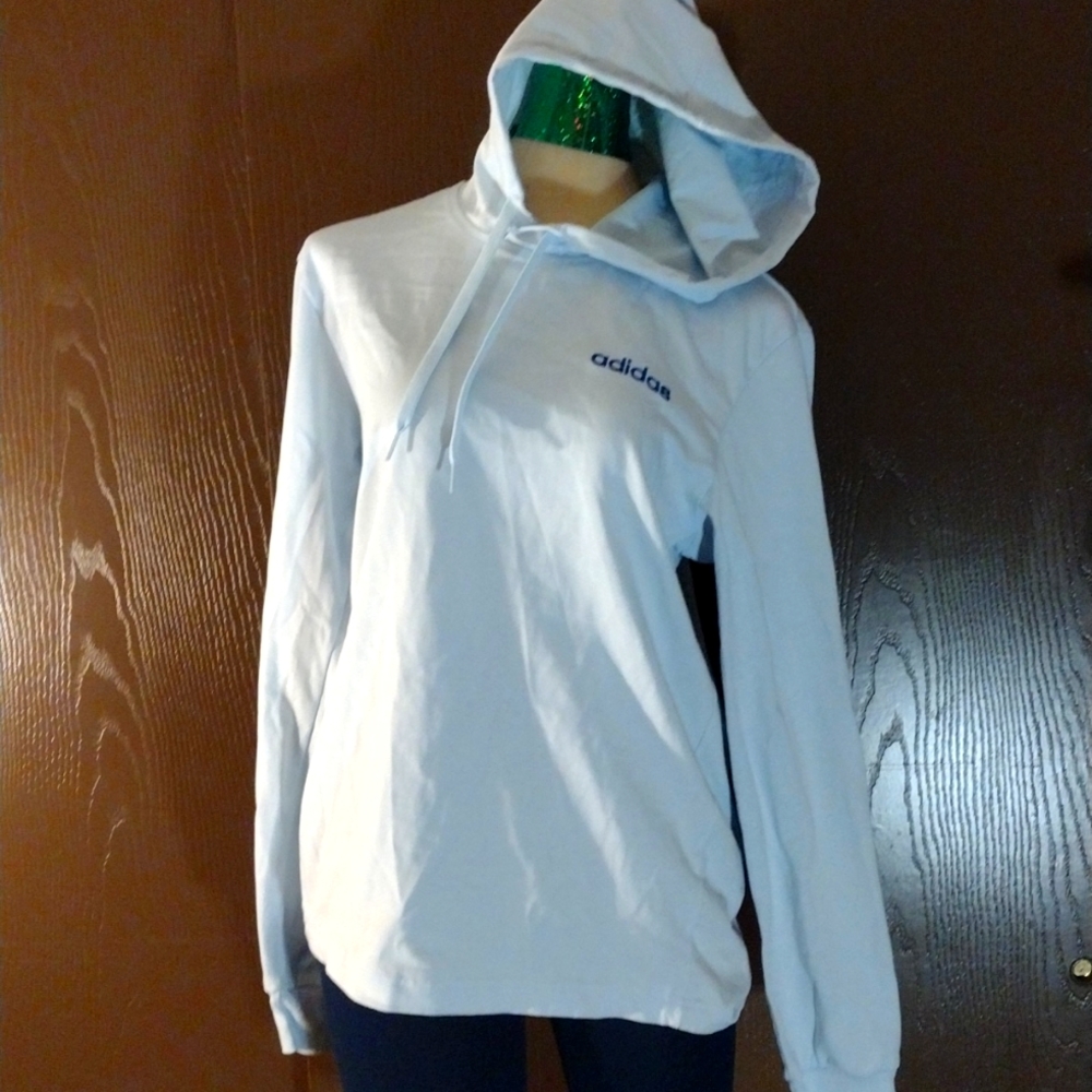 Long sleeve adidas shirt with hood